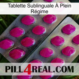 Tablette Sublinguale À Plein Régime 10